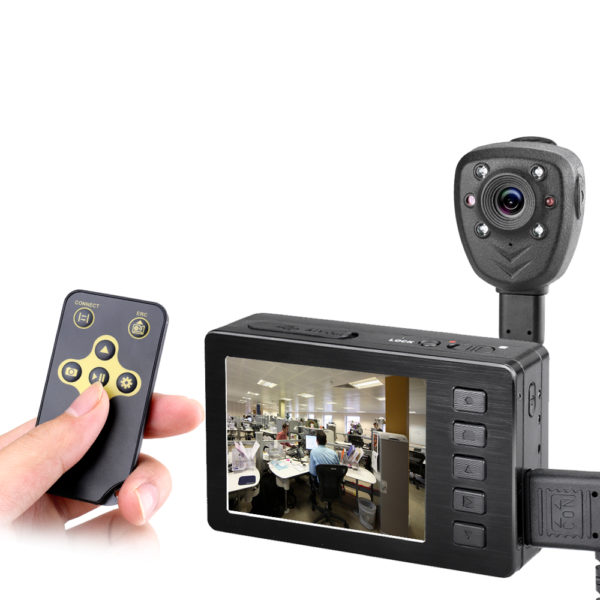 portable DVR HD button camera remote control police camera
