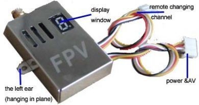 Mini Lightweight Video Transmitter 1000mW 4 Channels FPV Long Range Sender