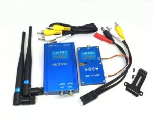 2W 1.3G Wireless Audio Video AV Transmitter Receiver