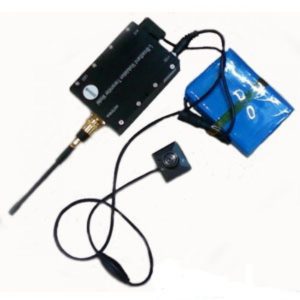 Wireless Transmitter System Plus Earpiece For Long Distance Video Audio Transmit