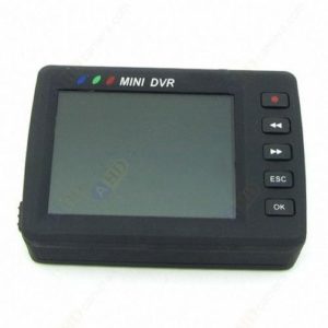 Mini CCTV Button Spy Camera Portable 2.5 "LCD Monitor