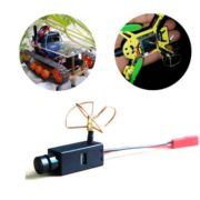 32chs_5_8ghz_wireless_fpv_camera_with_clover_antenna_120_degree_wide_angle 32CHs 5.8Ghz Wireless FPV Camera with Clover Antenna , 120 Degree Wide Angle