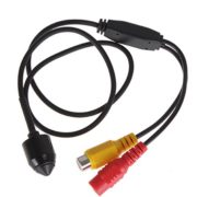 500 Mega Pixel Smallest Button Pinhole Spy Video Camera Mini Hidden Camera with 600TVL 1 / 4" HD Sensor Support Video and Audio Output TV Standard - NTSC 500 Mega Pixel Smallest Button Pinhole Spy Video Camera Mini Hidden Camera with 600TVL 1 / 4" HD Sensor Support Video and Audio Output TV Standard - NTSC