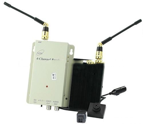 700MW Super Range 1.2G Wireless Button Spy Camera for Examination