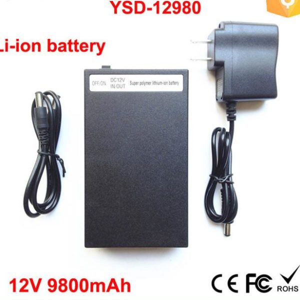 YSD-12980 9800mAh 12 Volt polymer lithium li-ion battery