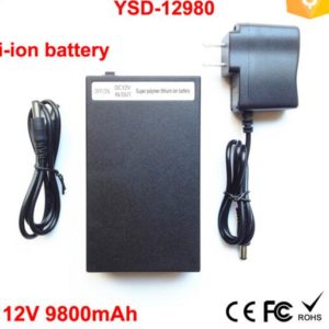 Super polymer Portable li-ion battery 12v 9.8ah for LED strips high quality