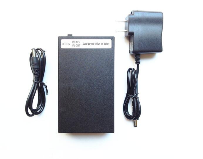 YSD-12980 black 9800mAh rechargeable 12V super portable Li-ion battery