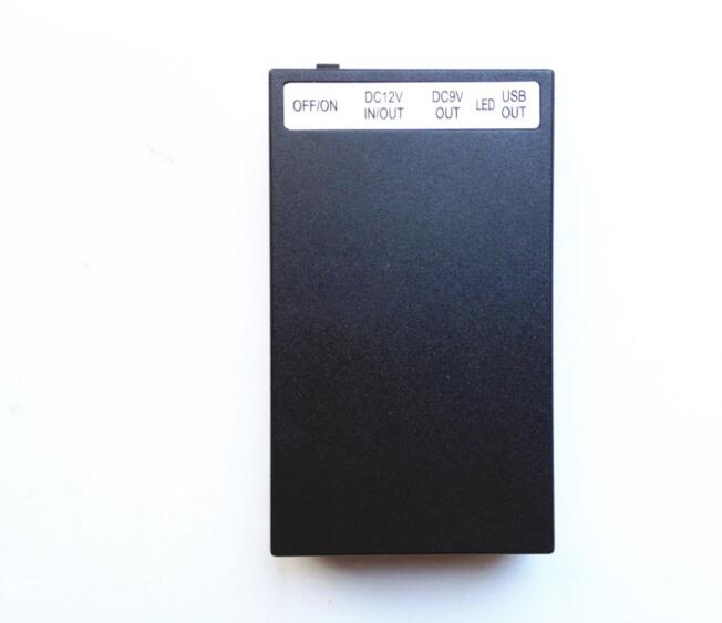 Portable rechargeable lithium polymer battery 5v 20ah//9V 12A/12V 9.8Ah 3 in 1 for Phone and CCTV Camera