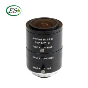 Machine vision telecentric lens big target surface 1/2 "4-12 mm C industrial camera zoom lens focal length