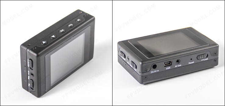 Mini DV02 portable D1 AV flight recorder with 32G card