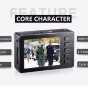 portable DVR HD button camera remote control police camera