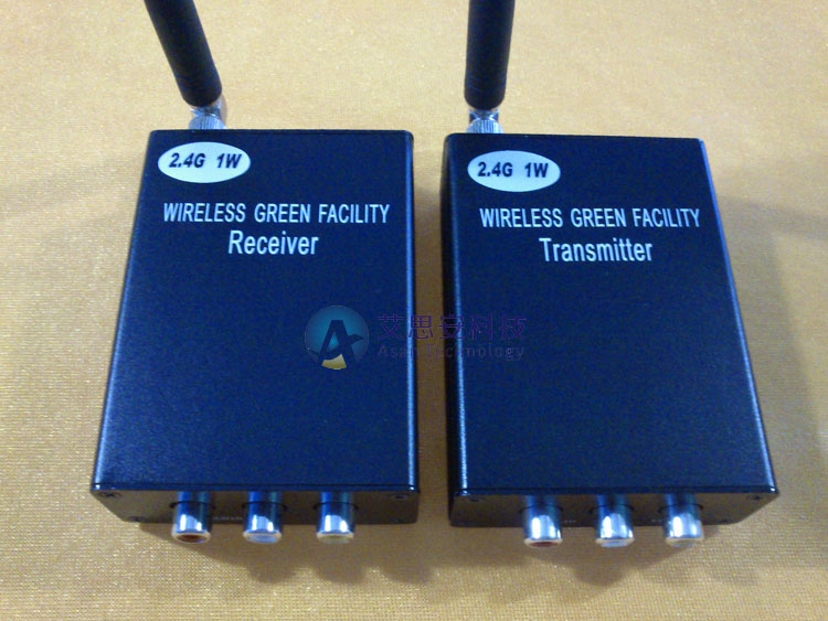 1W 2.4G 4 Channel Wireless Video Audio Transmitter
