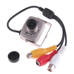 208C-702 Super Mini Micro Color Wired CMOS Security Camera Surveillance Monitor PAL