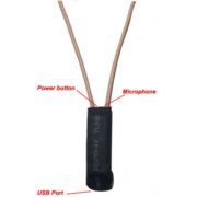 Pink Necklace Invisable Micro Bluetooth Earpiece Kit With A680 Micro Earpiece,Bluetooth 4.1 Neck Loop Invisable Earpiece