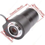 Vari-Focal CCTV CS Lens 6-60 Mm F1.6 DC-Auto Iris For Security Camera