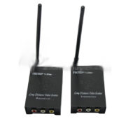 Bada 1.2W Wireless Audio /Video Sender 1200mw Transmitter Receiver 2.4G f/ Cameras