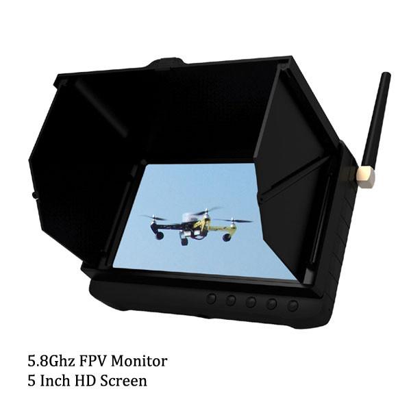 5.8Ghz 5 Inch HD Wireless FPV Monitor DVR 32 Channels​​ FPV DVR