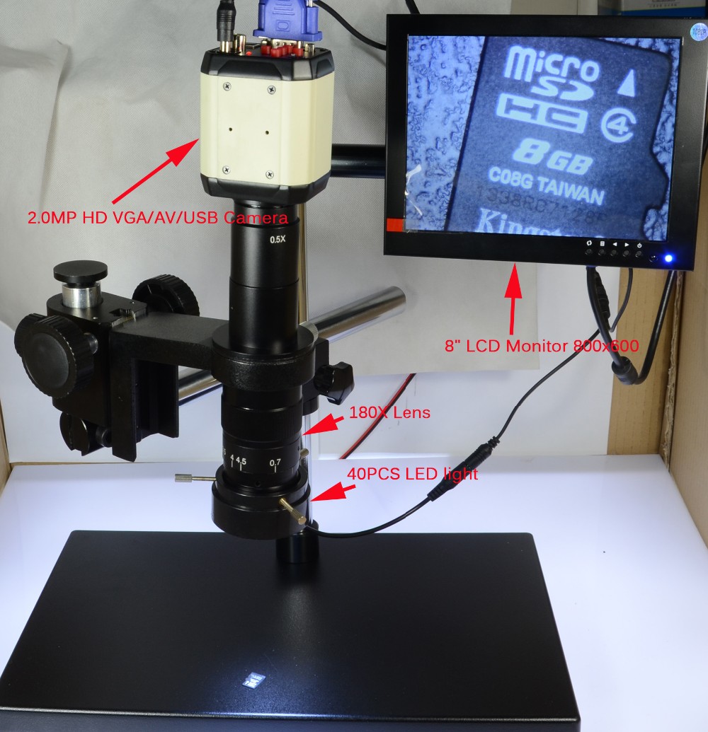 51MP Microscope Camera, Large Magnification Clear Vision Industry