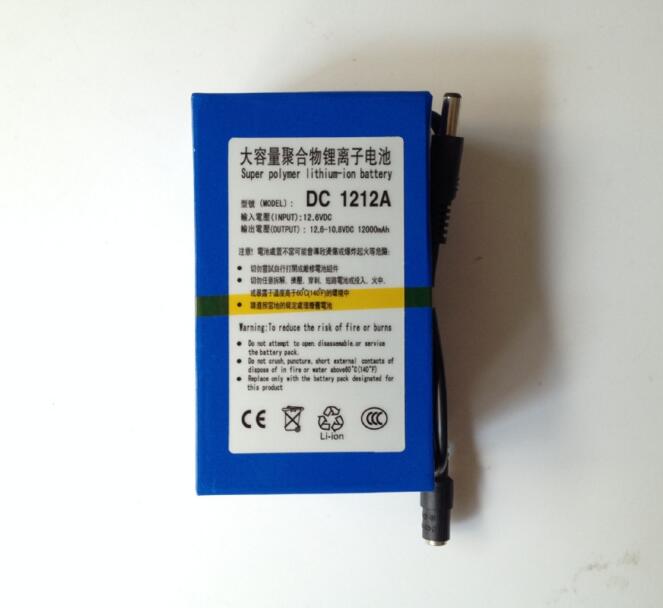 Super 12Ah rechargeable lithium ion battery for led strip light/Camera