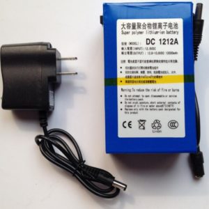 Super 12Ah rechargeable lithium ion battery 12v for led strip light/CCTV Camera