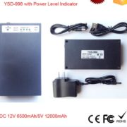 high quality 12V 6500mah/5V 12000mah Batteria