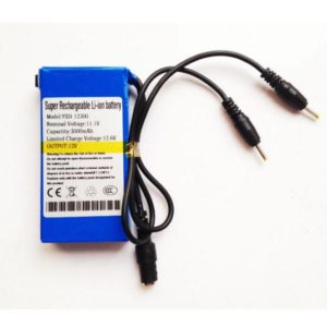 rechargeable li-ion battery with 2.5*0.7mm connector
