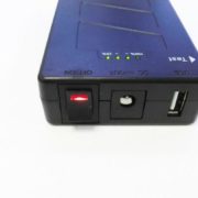 12V/5V double output li-ion rechargable battery