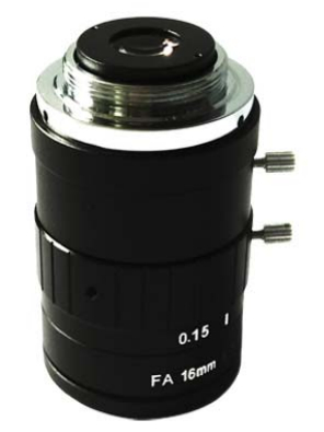 2/3" 16mm F1.8 5Megapixel Non-distortion Manual IRIS C-mount FA Lens - Image 3