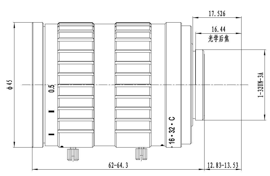 2/3" 35mm F1.2 5Megapixel Low-distortion C-mount Lens for Traffic Monitoring - Image 2