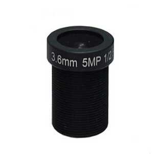 1/2.5" 3.6mm 5Megapixel F2.0 S-mount IR MTV lens with FOV 130degrees - Image 3