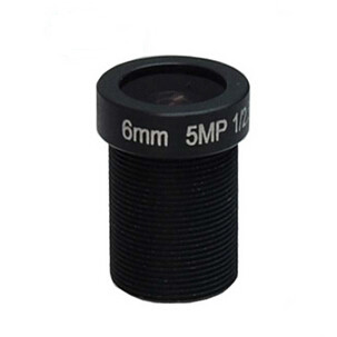 1/2.5" 6mm 5Megapixel F2.0 S-mount IR MTV lens with H.FOV 70degrees - Image 3