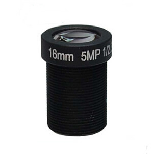 1/2.5" 16mm 5Megapixel F2.0 S-mount IR MTV lens with H.FOV 27degrees - Image 3