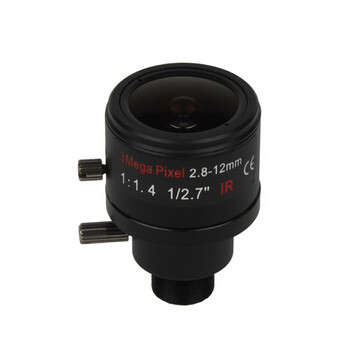 1/2.7" 2.8-12mm F1.4 3Megapixel M12 Mount Fixed IRIS Vari-focal IR Lens - Image 3