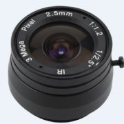 HD 3MP 2.5mm/2.8mm CS IR metal CCTV lens,1/2.5" format, F1.2 aperture