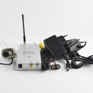 6LED IR Wireles Mini Camera + 1.2GHz Wireless Receiver Wireless CCTV Camera Kit